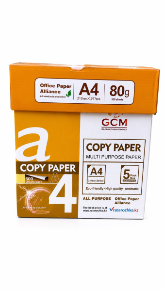 Бумага А4 2500 листов GCM