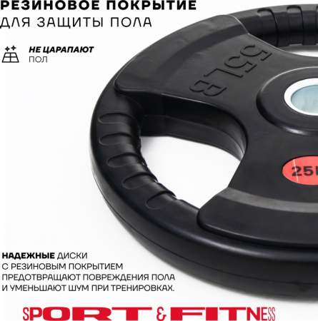 Диск Sport&Fitness SFBRD0012-4 25 кг