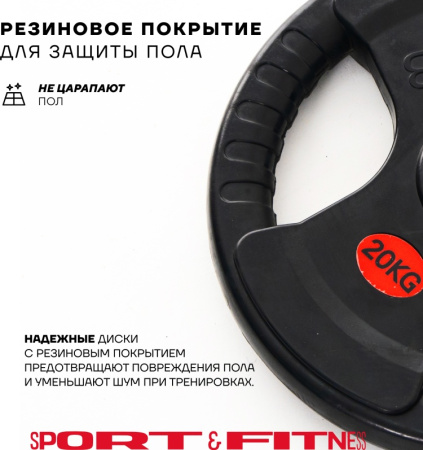 Диск Sport&Fitness SFBRD0012-2 20 кг