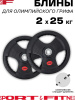 Диск Sport&Fitness SFBRD001-25x2 50 кг