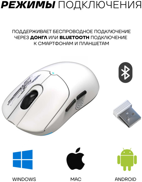 Мышь Ultra-S ULTMICE10-GWH108-1 белый