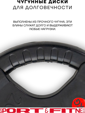 Диск Sport&Fitness SFBRD002-20 20 кг