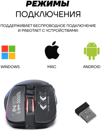 Клавиатура Ultra-S ULTKB01-DarkCombo4 черный