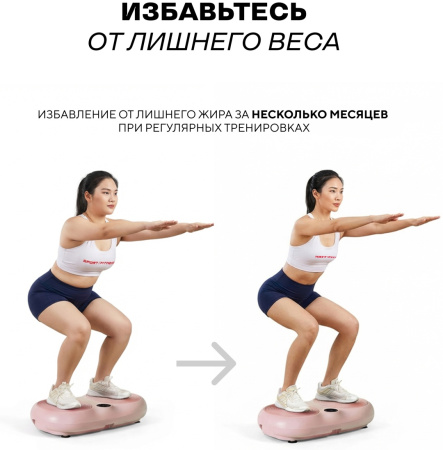 Виброплатформа Sport&Fitness горизонтальная VP010 фиолетовая
