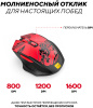 Мышь Ultra-S ULTMICE10-M100 черный-красный