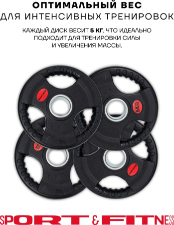 Диск Sport&Fitness SFBRD0012-4 5 кг