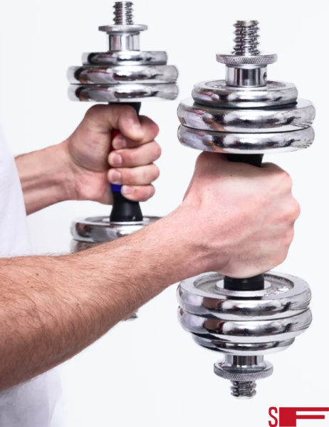 Набор гантелей Sport&Fitness разборная 15 кг