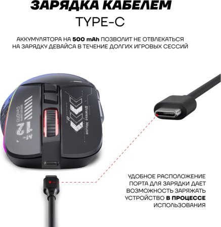 Клавиатура Ultra-S ULTKB01-DarkCombo1 черный