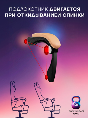 Игровое кресло Sport&Fitness SFBRFRGC14, золотой, черный
