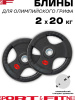 Диск Sport&Fitness SFBRD002-20x2 40 кг