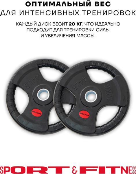 Диск Sport&Fitness SFBRD0012-2 20 кг