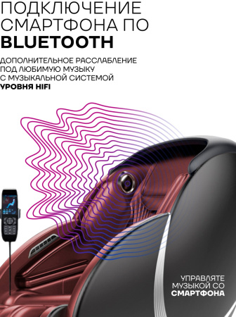 Массажное кресло Sport&Fitness SF-MC04-Black до 150 кг 20 программ