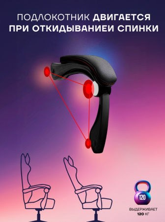 Игровое кресло Sport&Fitness SF-GC16FR, черный