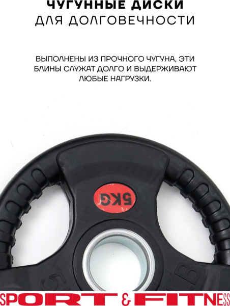 Диск Sport&Fitness SFBRD005-5x2 10 кг
